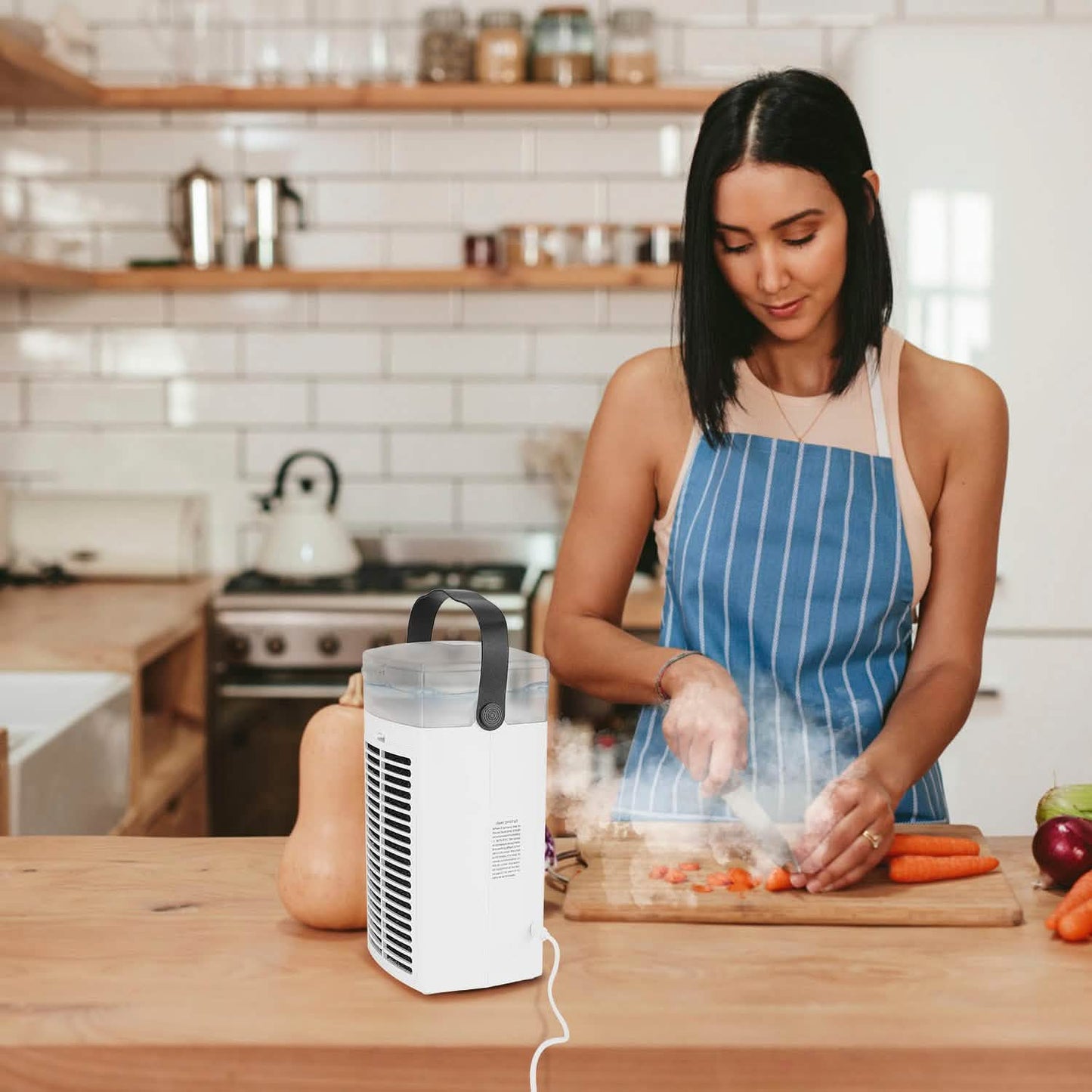 4-in-1 Evaporative Air Cooler Water Mist Cooling Fan Household Appliances - Tophatter Daily Deals
