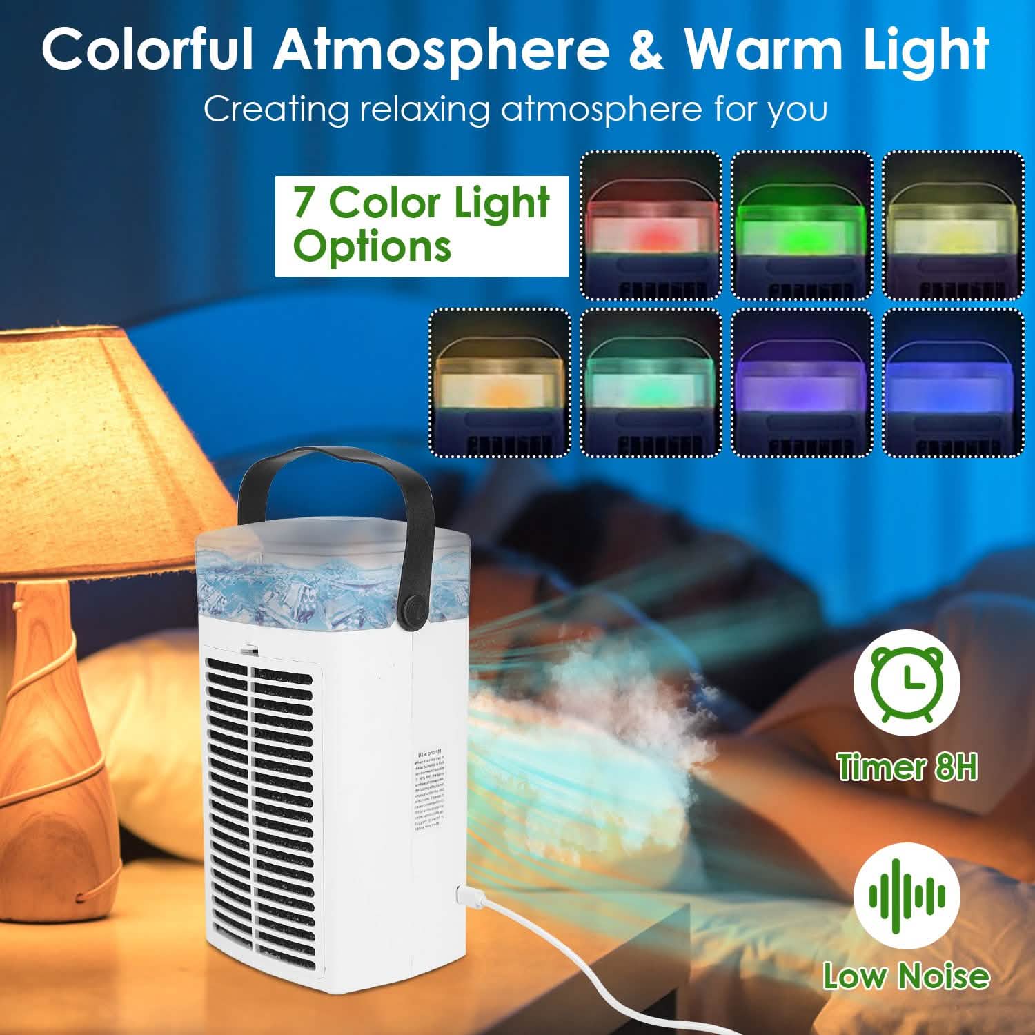 4-in-1 Evaporative Air Cooler Water Mist Cooling Fan Household Appliances - Tophatter Daily Deals