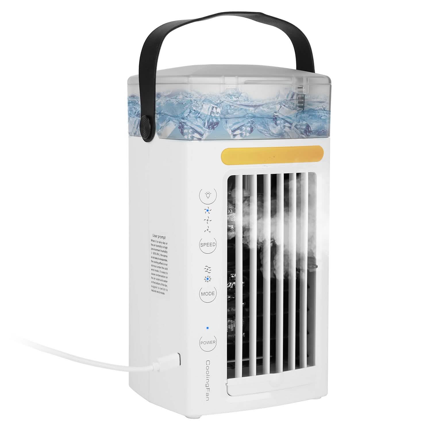 4-in-1 Evaporative Air Cooler Water Mist Cooling Fan Household Appliances - Tophatter Daily Deals