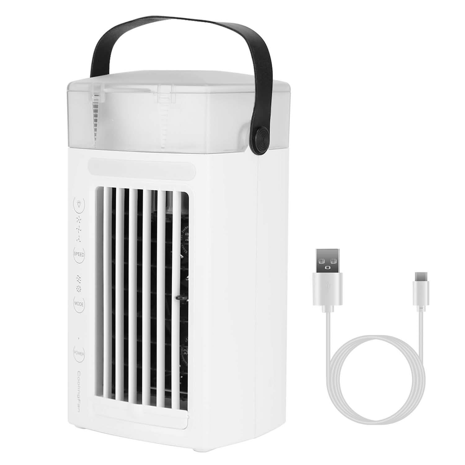 4-in-1 Evaporative Air Cooler Water Mist Cooling Fan Household Appliances - Tophatter Daily Deals