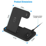 4-in-1 Foldable Wireless Charger Mobile Accessories - Tophatter Daily Deals