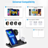 4-in-1 Foldable Wireless Charger Mobile Accessories - Tophatter Daily Deals