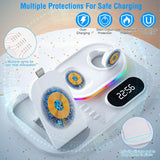 4-in-1 Foldable Wireless Charging Station Stand Dock Mobile Accessories - Tophatter Daily Deals