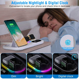 4-in-1 Foldable Wireless Charging Station Stand Dock Mobile Accessories - Tophatter Daily Deals