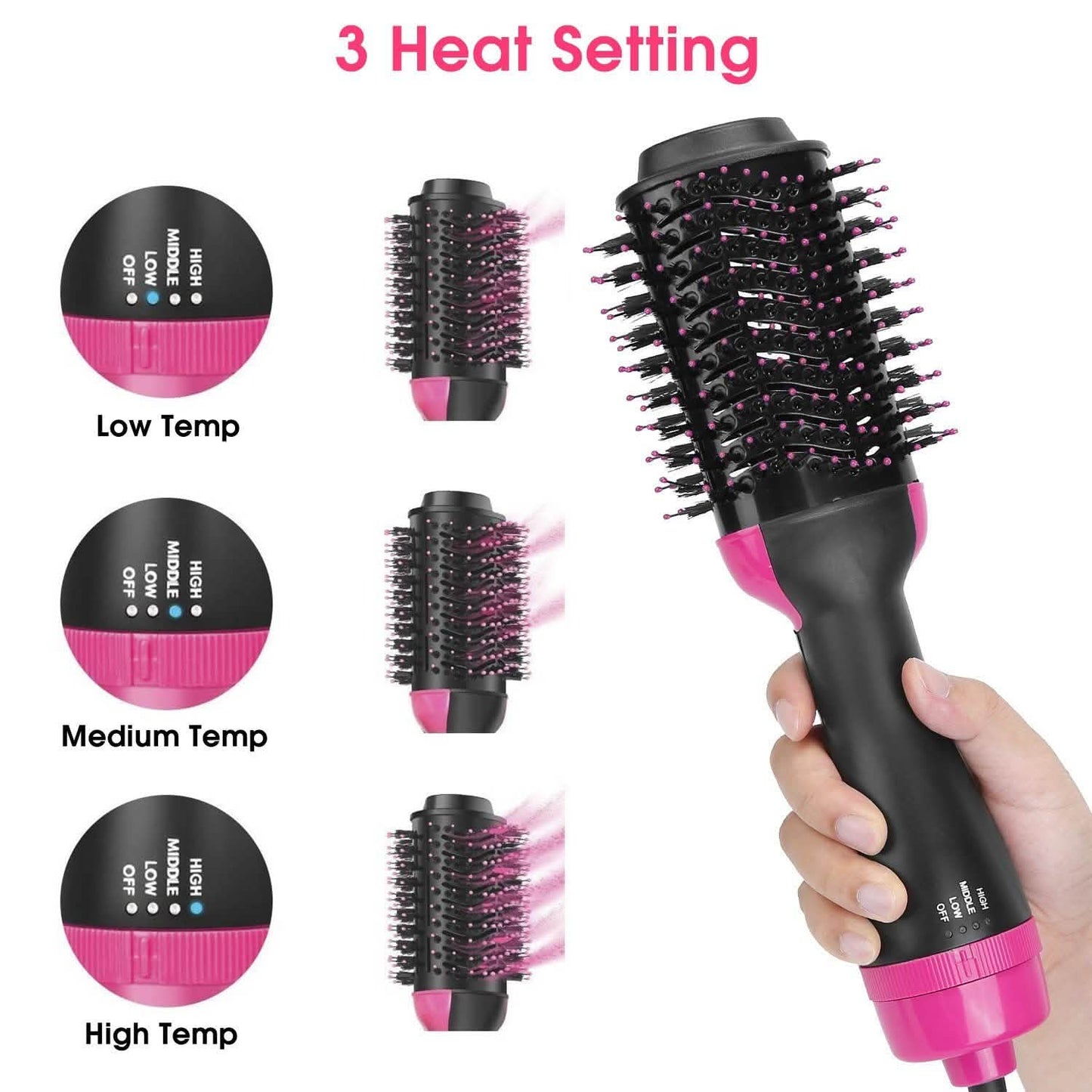 4-in-1 Hair Dryer Volumizer Brush Beauty & Personal Care - Tophatter Daily Deals