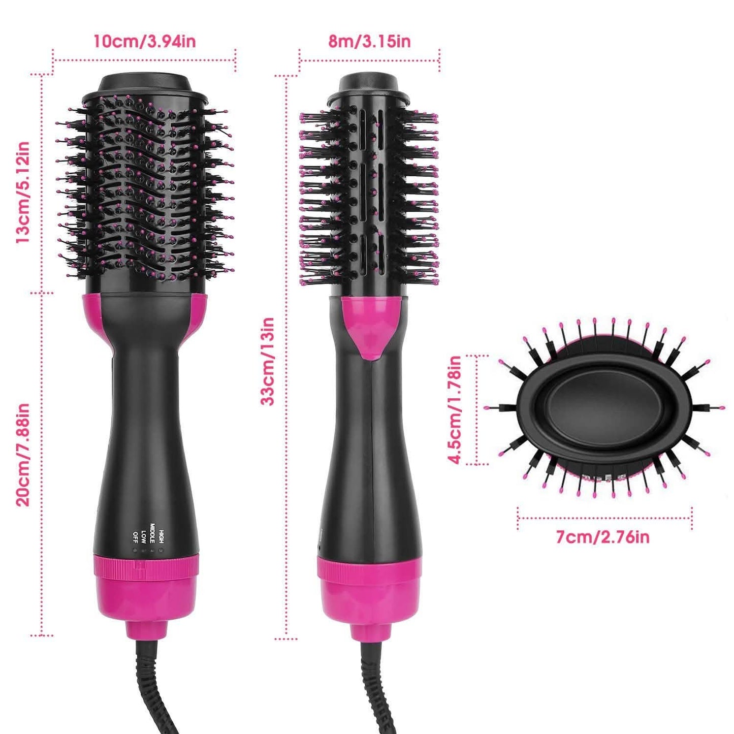 4-in-1 Hair Dryer Volumizer Brush Beauty & Personal Care - Tophatter Daily Deals