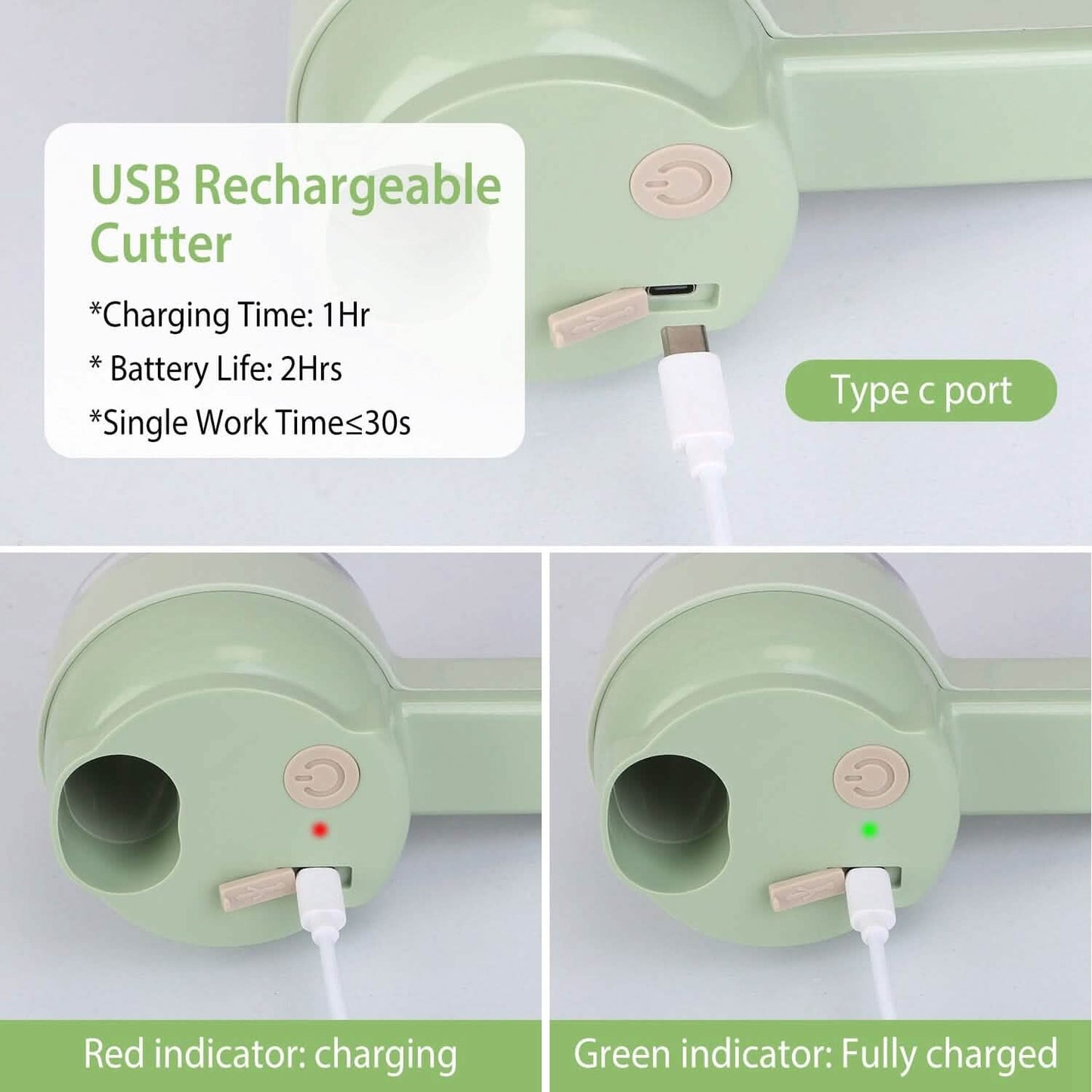 4-in-1 Handheld Electric Vegetable Chopper, Grinder, Slicer and Dicer Kitchen Tools & Gadgets - Tophatter Daily Deals