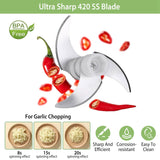 4-in-1 Handheld Electric Vegetable Chopper, Grinder, Slicer and Dicer Kitchen Tools & Gadgets - Tophatter Daily Deals