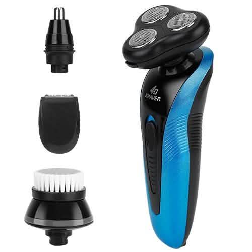 4-in-1 IPX7 Waterproof Beard Trimmer Cordless Razor for Men Men's Grooming - Tophatter Daily Deals