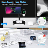 4-in-1 Magnetic Wireless Charging Station Dock Mobile Accessories - Tophatter Daily Deals