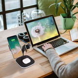 4-in-1 Magnetic Wireless Charging Station Dock Mobile Accessories - Tophatter Daily Deals