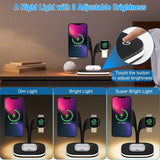 4-in-1 Magnetic Wireless Charging Station Dock Mobile Accessories - Tophatter Daily Deals