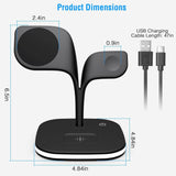 4-in-1 Magnetic Wireless Charging Station Dock Mobile Accessories - Tophatter Daily Deals
