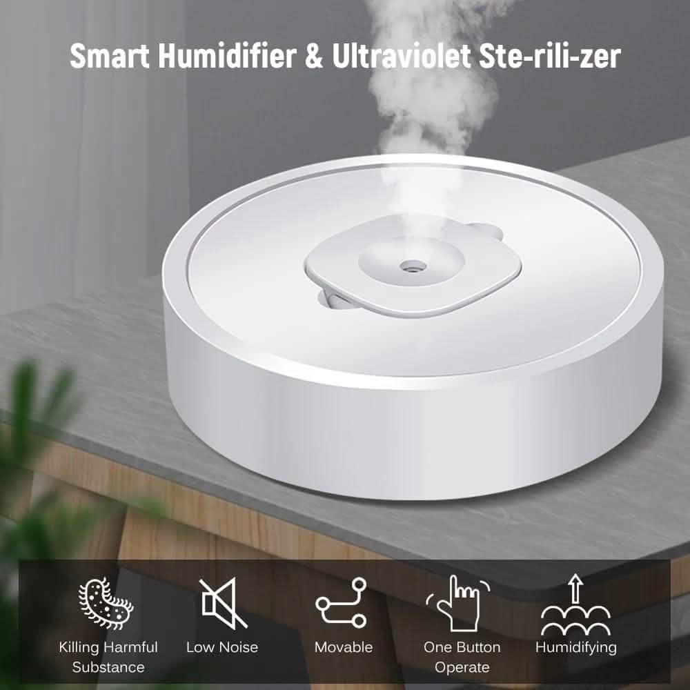 4-in-1 Movable Air Purifier Humidifier Ultraviolet Cleaner Aroma Diffuser Health & Wellness - Tophatter Daily Deals