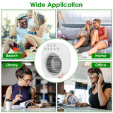 4-in-1 Portable Mini Desktop Water Mist Cooling Air Conditioner Household Appliances - Tophatter Daily Deals