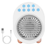 4-in-1 Portable Mini Desktop Water Mist Cooling Air Conditioner Household Appliances - Tophatter Daily Deals