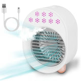 4-in-1 Portable Mini Desktop Water Mist Cooling Air Conditioner Household Appliances - Tophatter Daily Deals