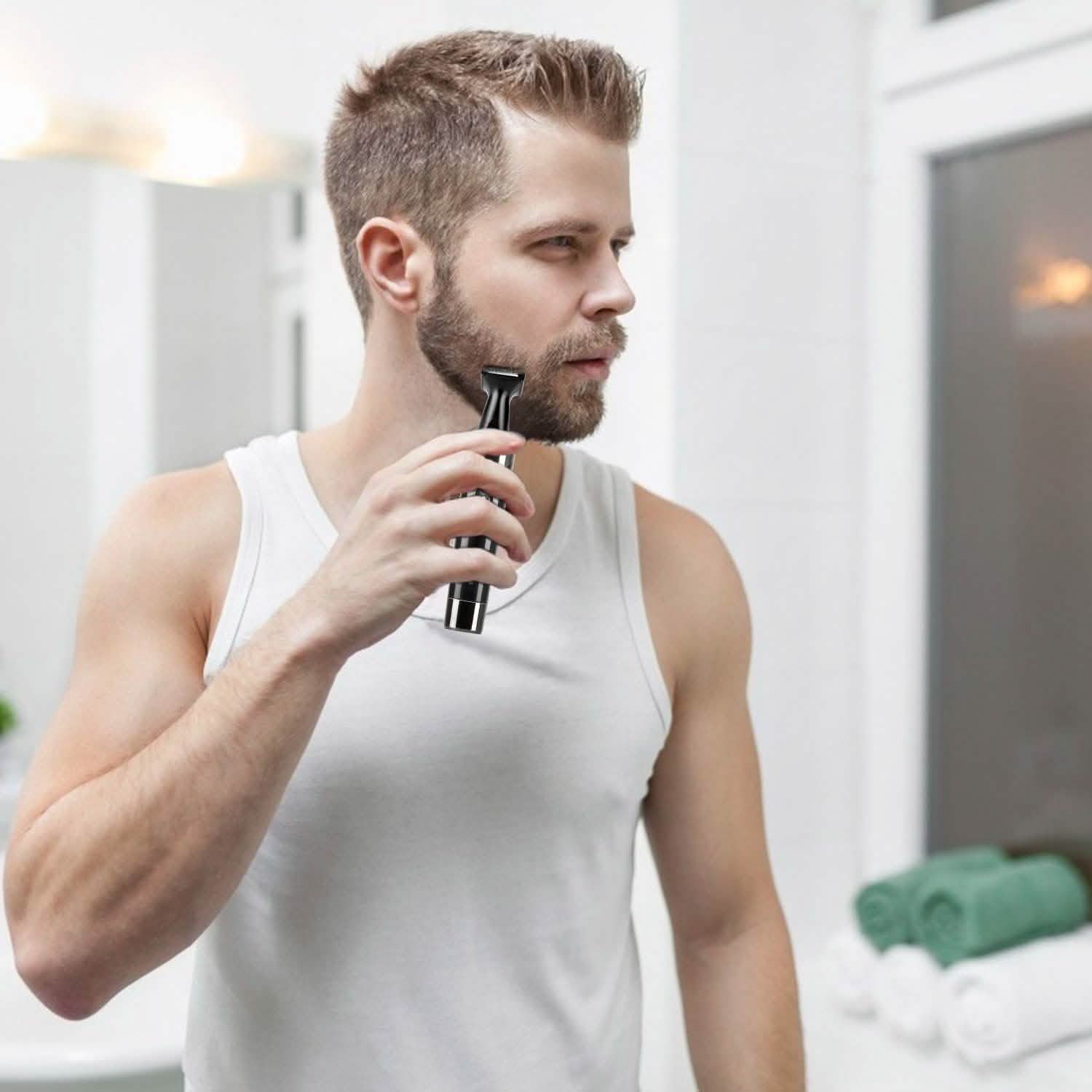 4-in-1 Rechargeable Hair Trimmer Men's Grooming - Tophatter Daily Deals