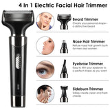4-in-1 Rechargeable Hair Trimmer Men's Grooming - Tophatter Daily Deals