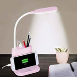 4-In-1 Touch Control Table Lamp Pink Indoor Lighting - Tophatter Daily Deals