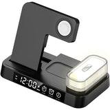 4-in-1 Wireless Charging Station with LED Night Light Charging Station - Tophatter Daily Deals
