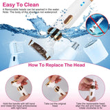 4-in-1 Women Electric Hair Shaver USB Rechargeable Beauty & Personal Care - Tophatter Daily Deals