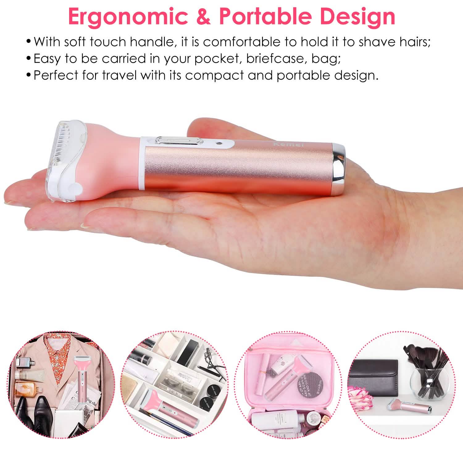 4-in-1 Women Electric Shaver Beauty & Personal Care - Tophatter Daily Deals