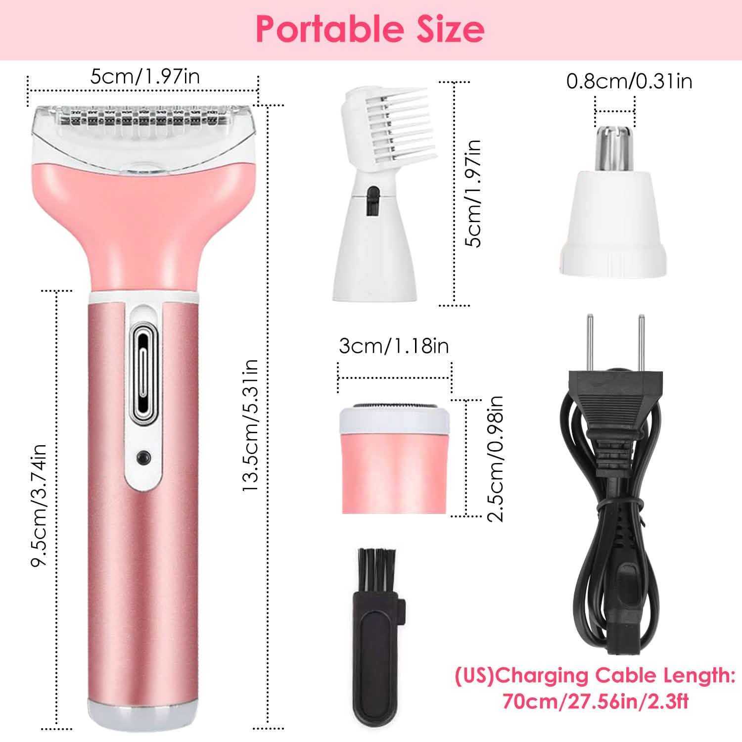 4-in-1 Women Electric Shaver Beauty & Personal Care - Tophatter Daily Deals