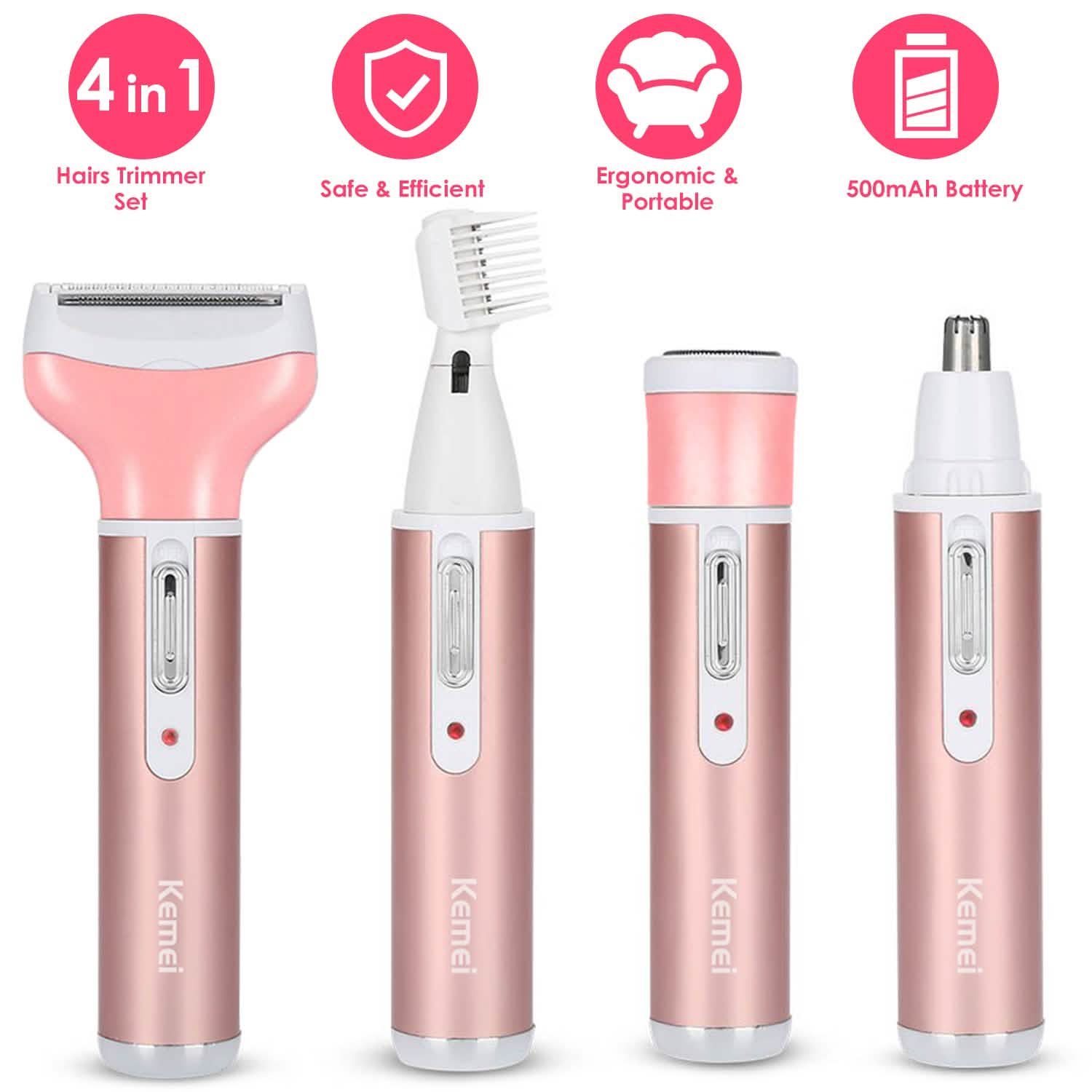 4-in-1 Women Electric Shaver Beauty & Personal Care - Tophatter Daily Deals