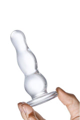 Gläs - 4" Glass Butt Plug - Clear Sex Toy - Tophatter Daily Deals