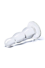 Gläs - 4" Glass Butt Plug - Clear Sex Toy - Tophatter Daily Deals