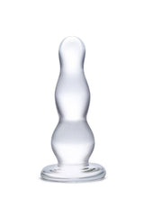 Gläs - 4" Glass Butt Plug - Clear Sex Toy - Tophatter Daily Deals