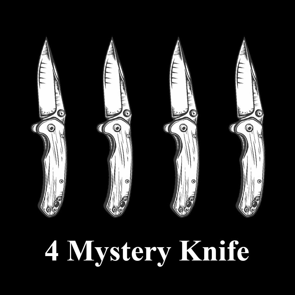 Ultimate 3D Relief Sculpture Folding Knife Collection 4 Mystery Knife - Tophatter Daily Deals