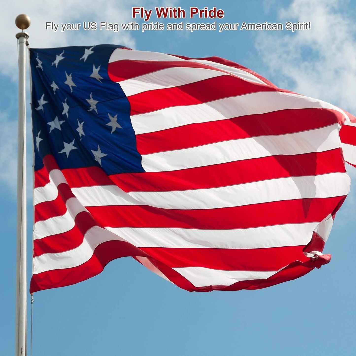 4-Pack: American US Flags Everything Else - Tophatter Daily Deals