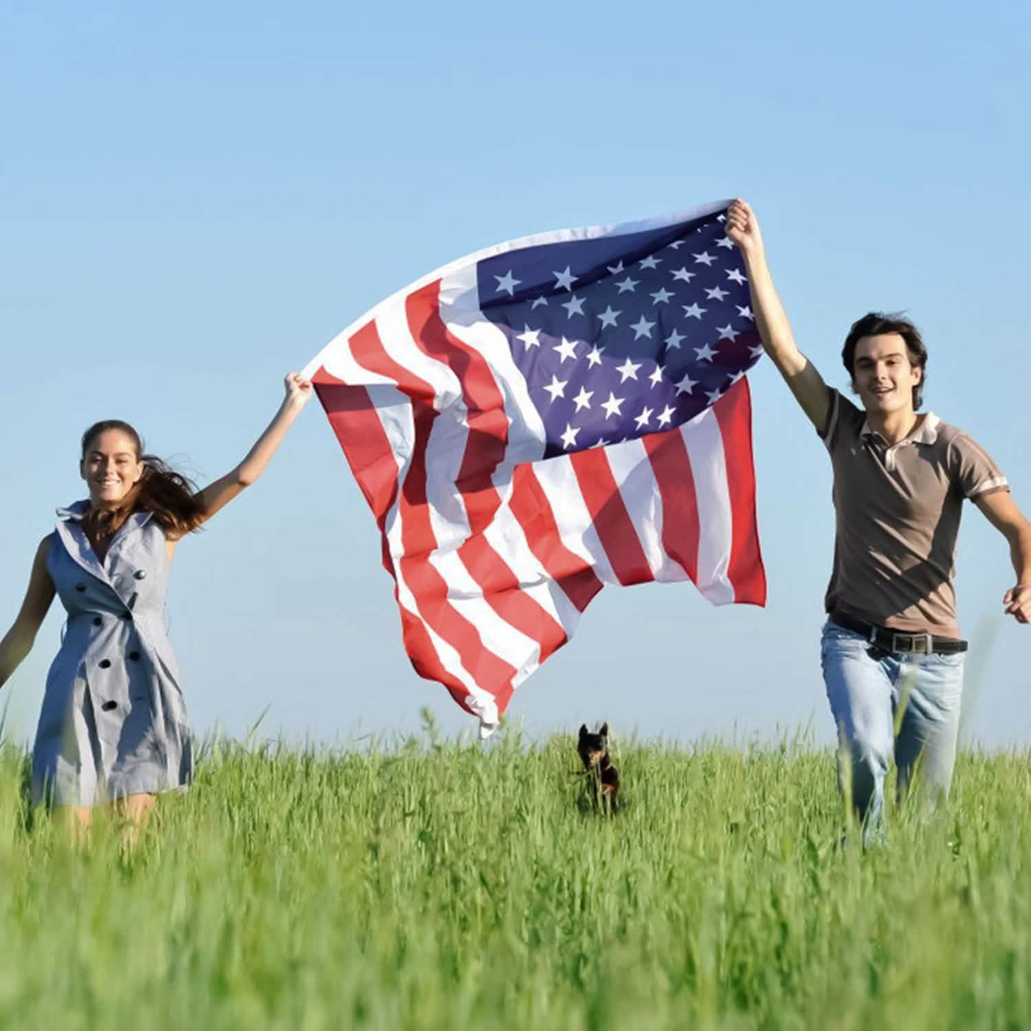 4-Pack: American US Flags Everything Else - Tophatter Daily Deals