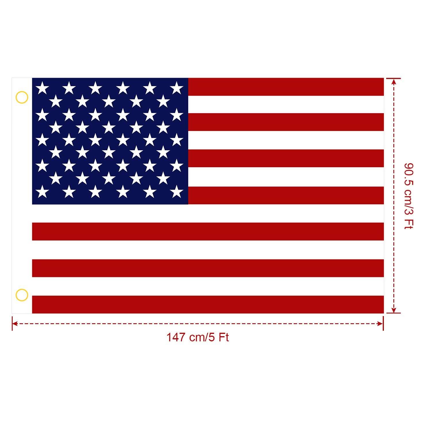 4-Pack: American US Flags Everything Else - Tophatter Daily Deals