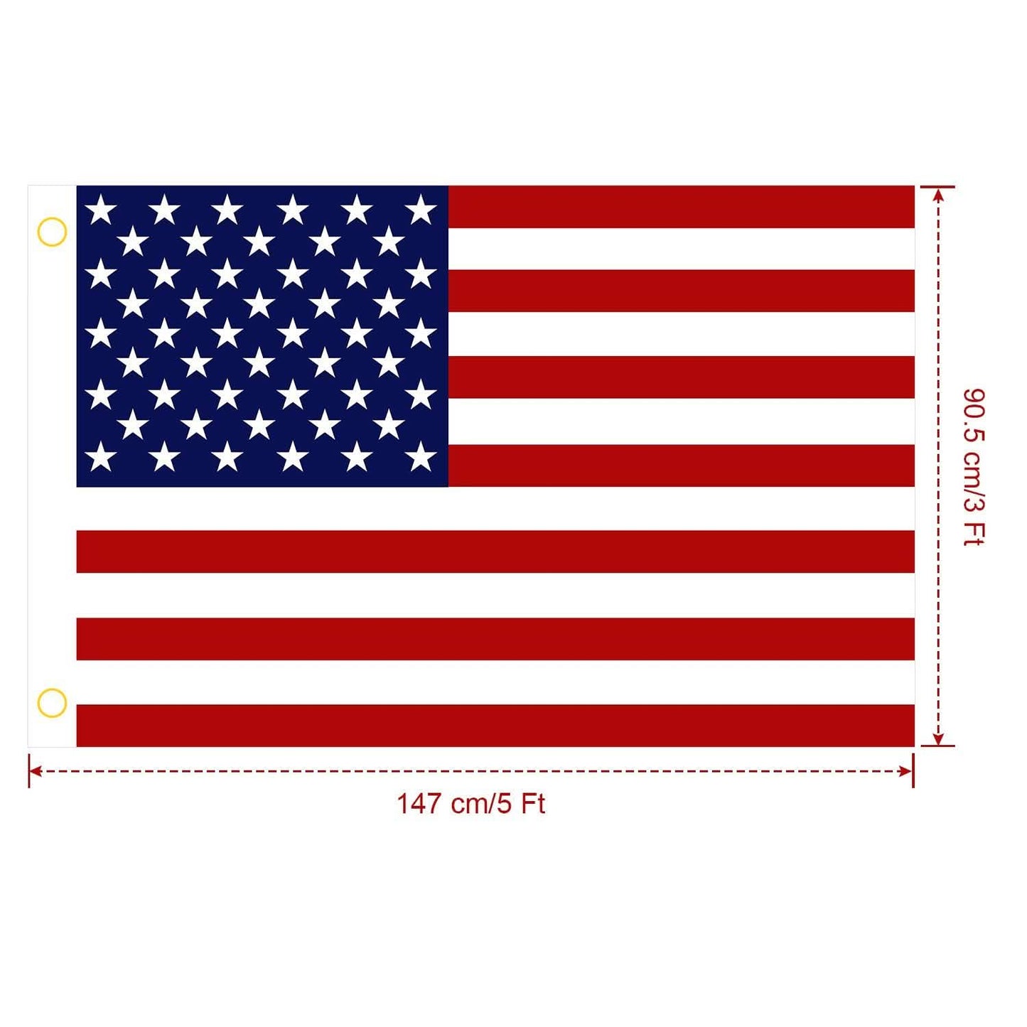 4-Pack: American US Flags Everything Else - Tophatter Daily Deals