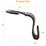 4-Pack: Car Headrest Hooks Bling Rhinestones Back Seat Organizer Hanger Holder Automotive - Tophatter Daily Deals