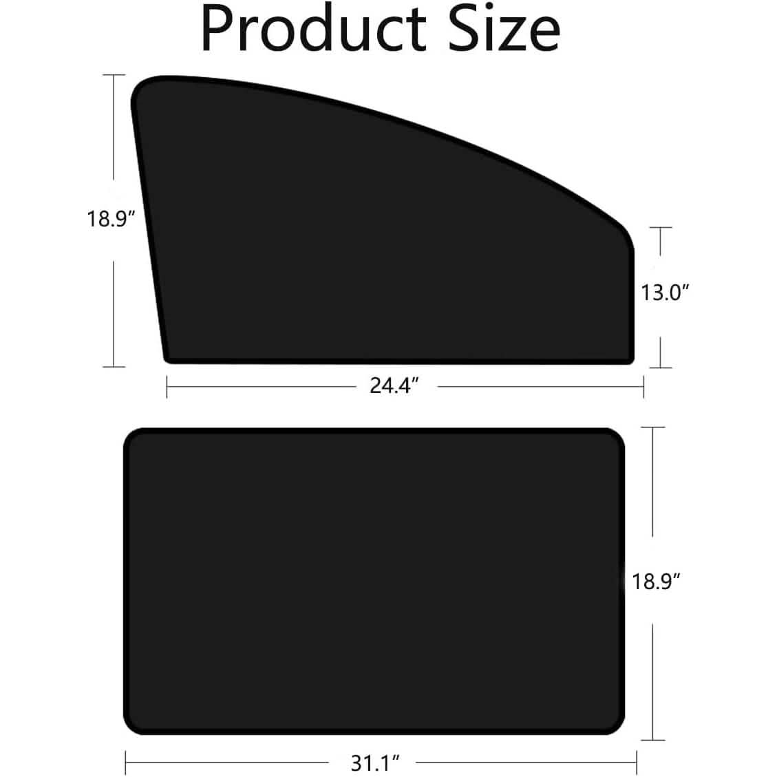 4-Pack: Car Side Window Sun Shades Automotive - Tophatter Daily Deals