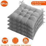4-Pack: Chair Cushion Pads Pillow Furniture & Decor - Tophatter Daily Deals
