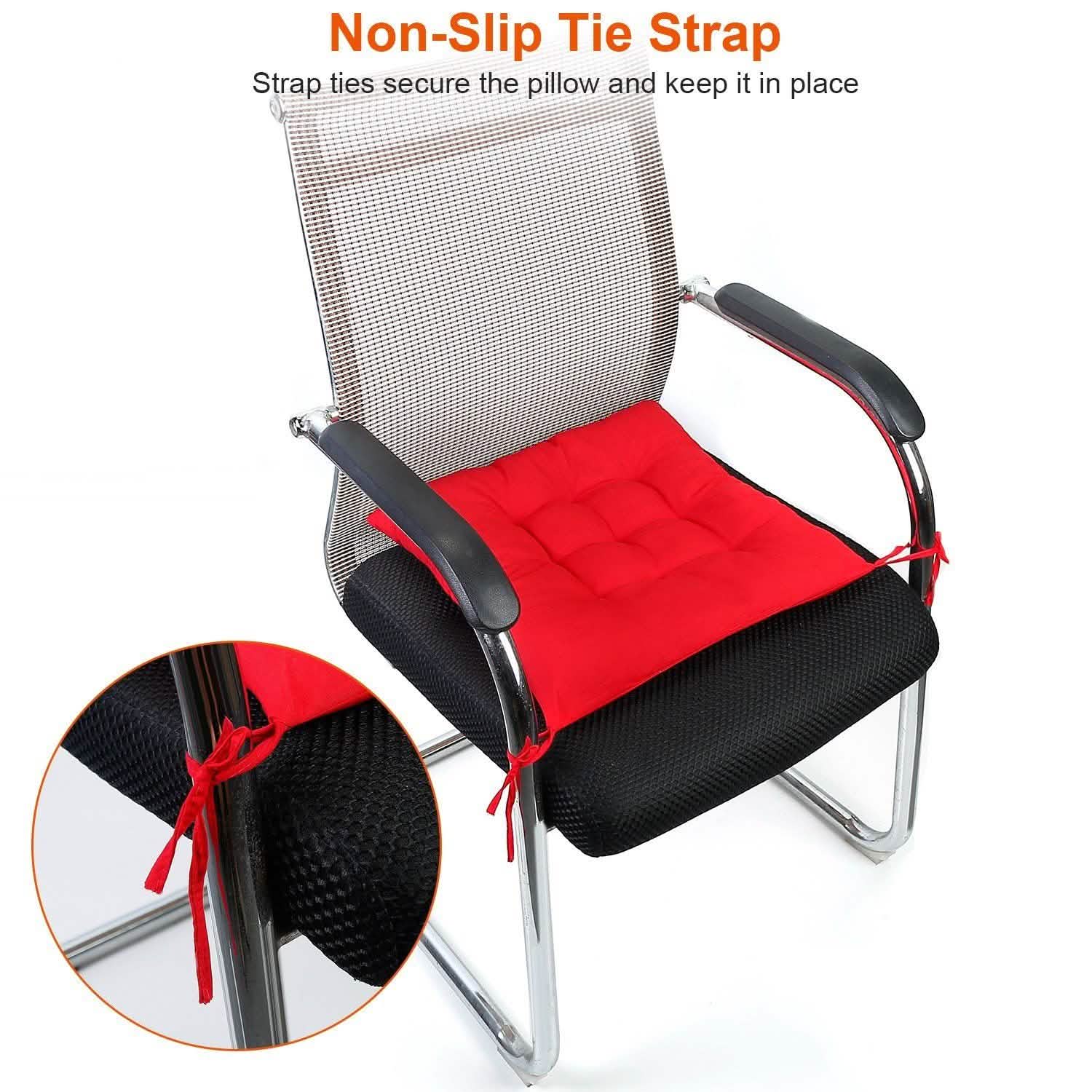 4-Pack: Chair Cushion Pads Pillow Furniture & Decor - Tophatter Daily Deals