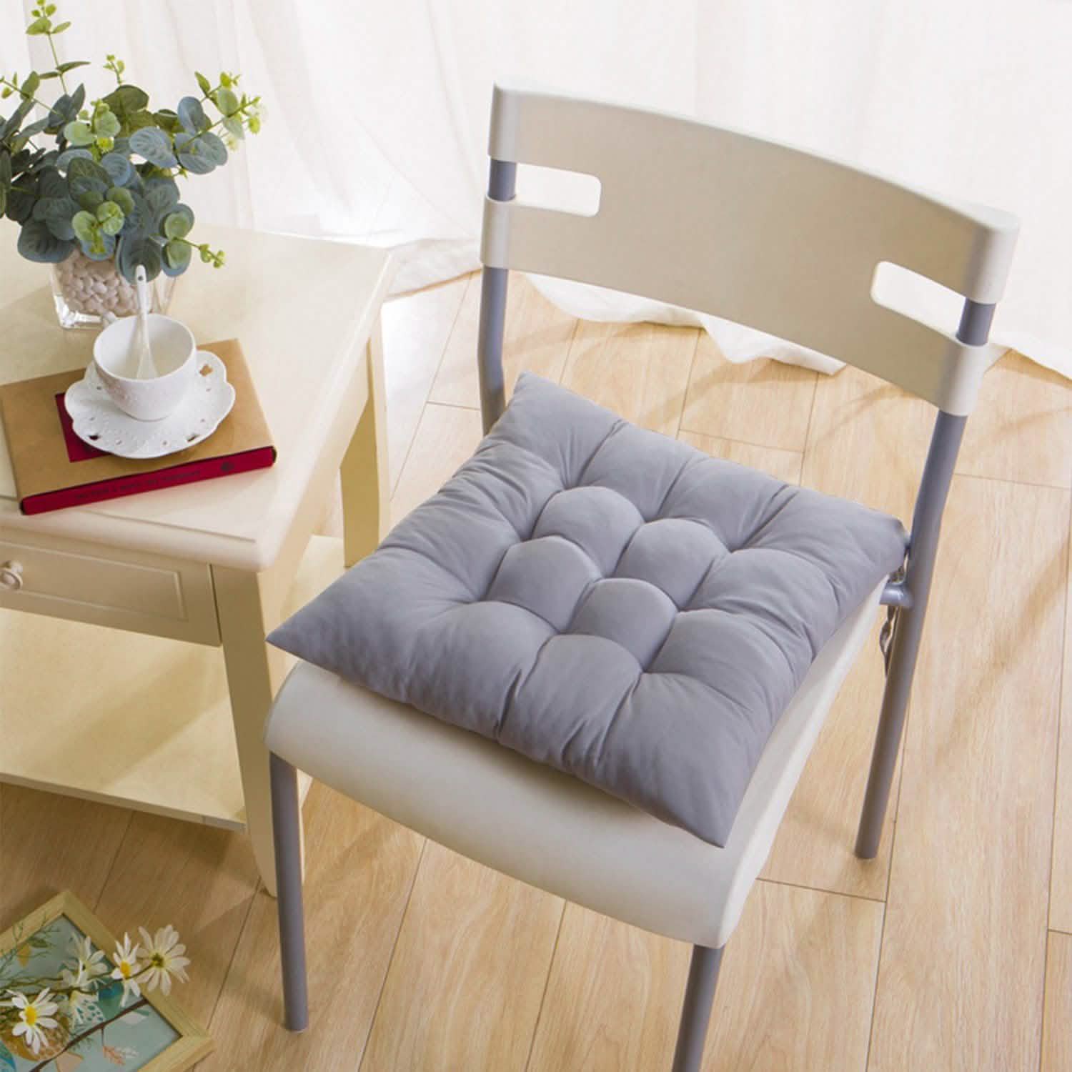 4-Pack: Chair Cushion Pads Pillow Furniture & Decor - Tophatter Daily Deals