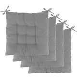 4-Pack: Chair Cushion Pads Pillow Gray Furniture & Decor - Tophatter Daily Deals