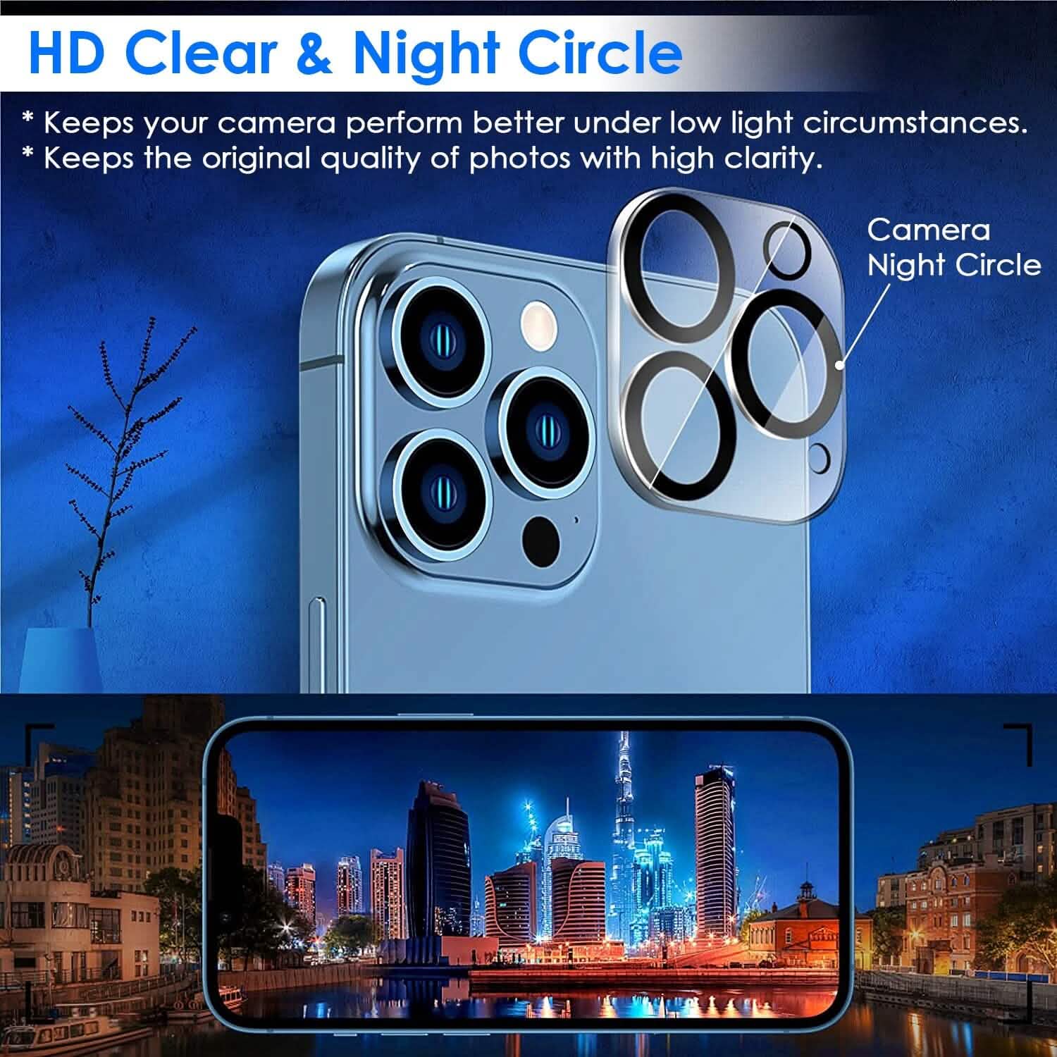 4-Pack: Clear Screen and Camera Lens Protector Set Mobile Accessories - Tophatter Daily Deals