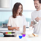 4-Pack: Egg Poachers Silicon Egg Cups Kitchen Tools & Gadgets - Tophatter Daily Deals