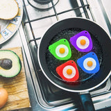 4-Pack: Egg Poachers Silicon Egg Cups Kitchen Tools & Gadgets - Tophatter Daily Deals