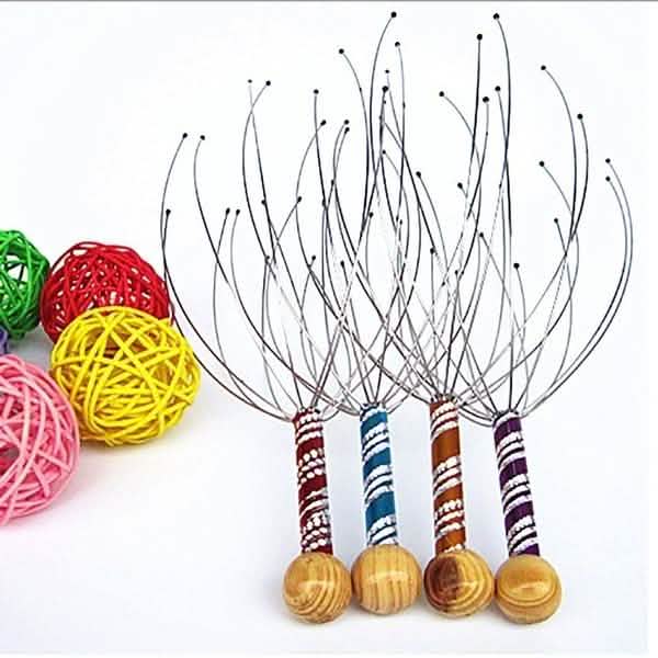 4-Pack: Head Neck Scalp Massager Stress Release Tool Health & Wellness - Tophatter Daily Deals
