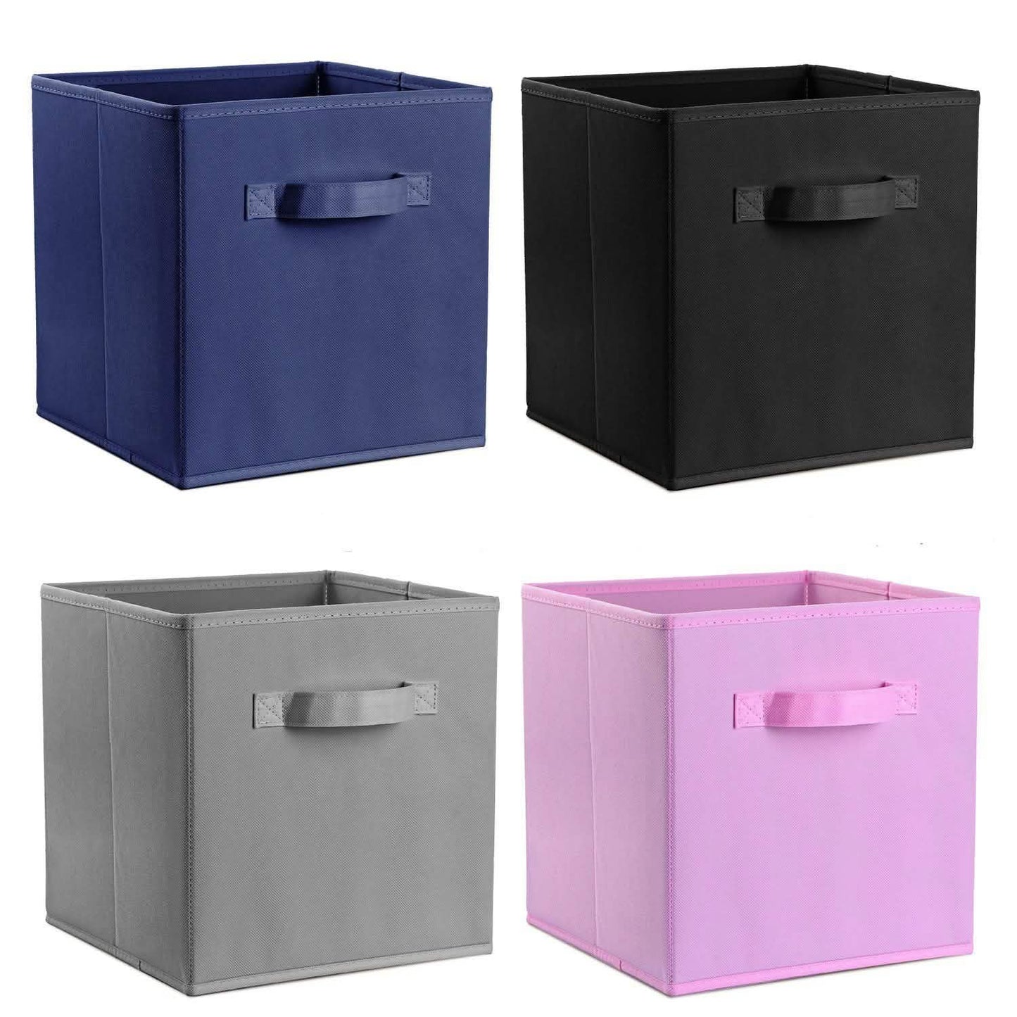 4-Pack: iMounTEK Foldable Storage Cube Bins Storage & Organization - Tophatter Daily Deals