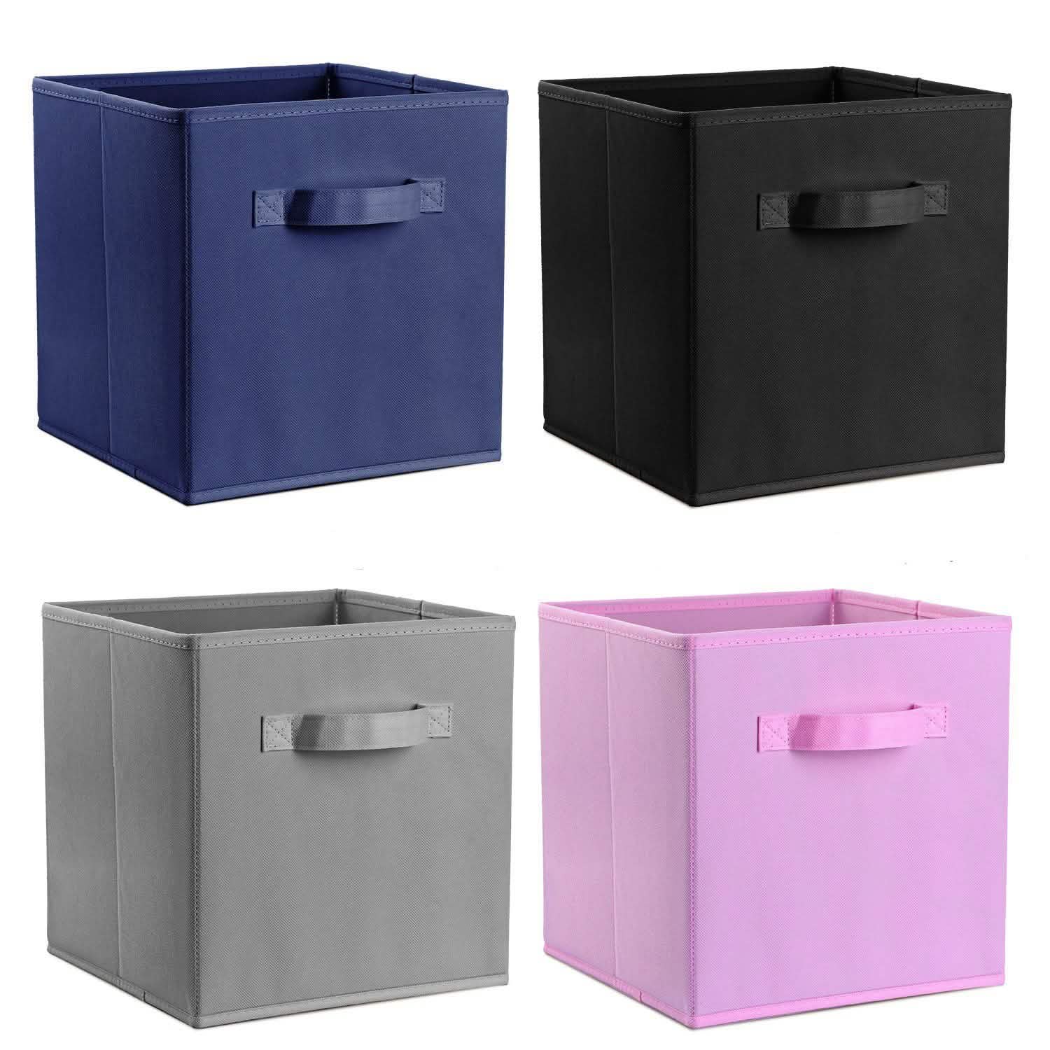 4-Pack: iMounTEK Foldable Storage Cube Bins Storage & Organization - Tophatter Daily Deals