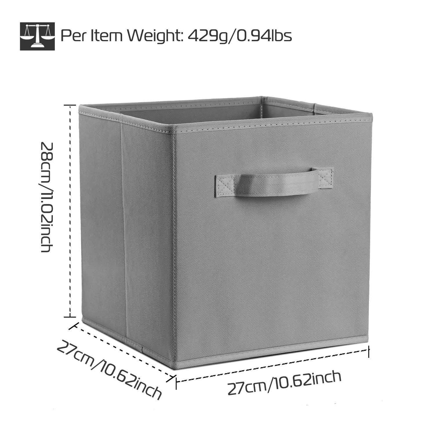 4-Pack: iMounTEK Foldable Storage Cube Bins Storage & Organization - Tophatter Daily Deals
